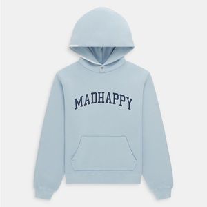 NWOT Madhappy Campus Fleece Hoodie with White Stitching